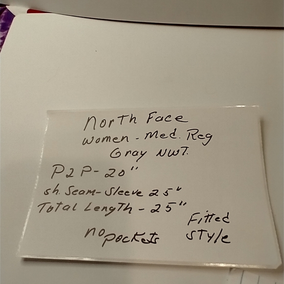 The North Face women's gray medium regular nwt pullover jacket - Picture 8 of 10